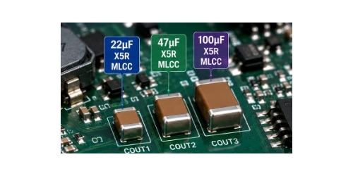 MLCC-uri cu capacitate mare: condensatori de 22µF, 47µF și 100µF pentru filtrarea ieșirii converterului DC-DC